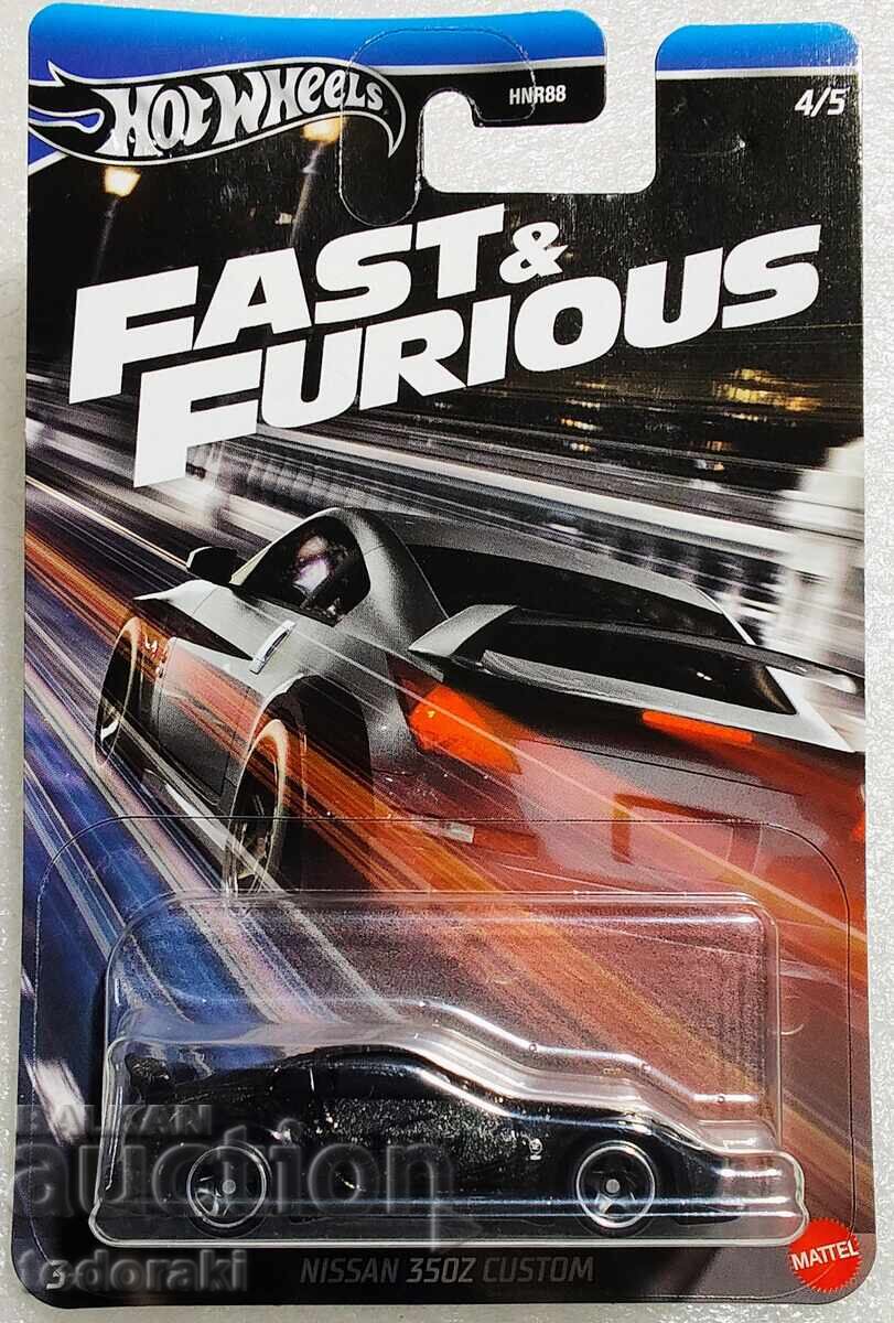 Hot Wheels Nissan 350Z Fast & Furious Khot Uils 1:64 Nisan