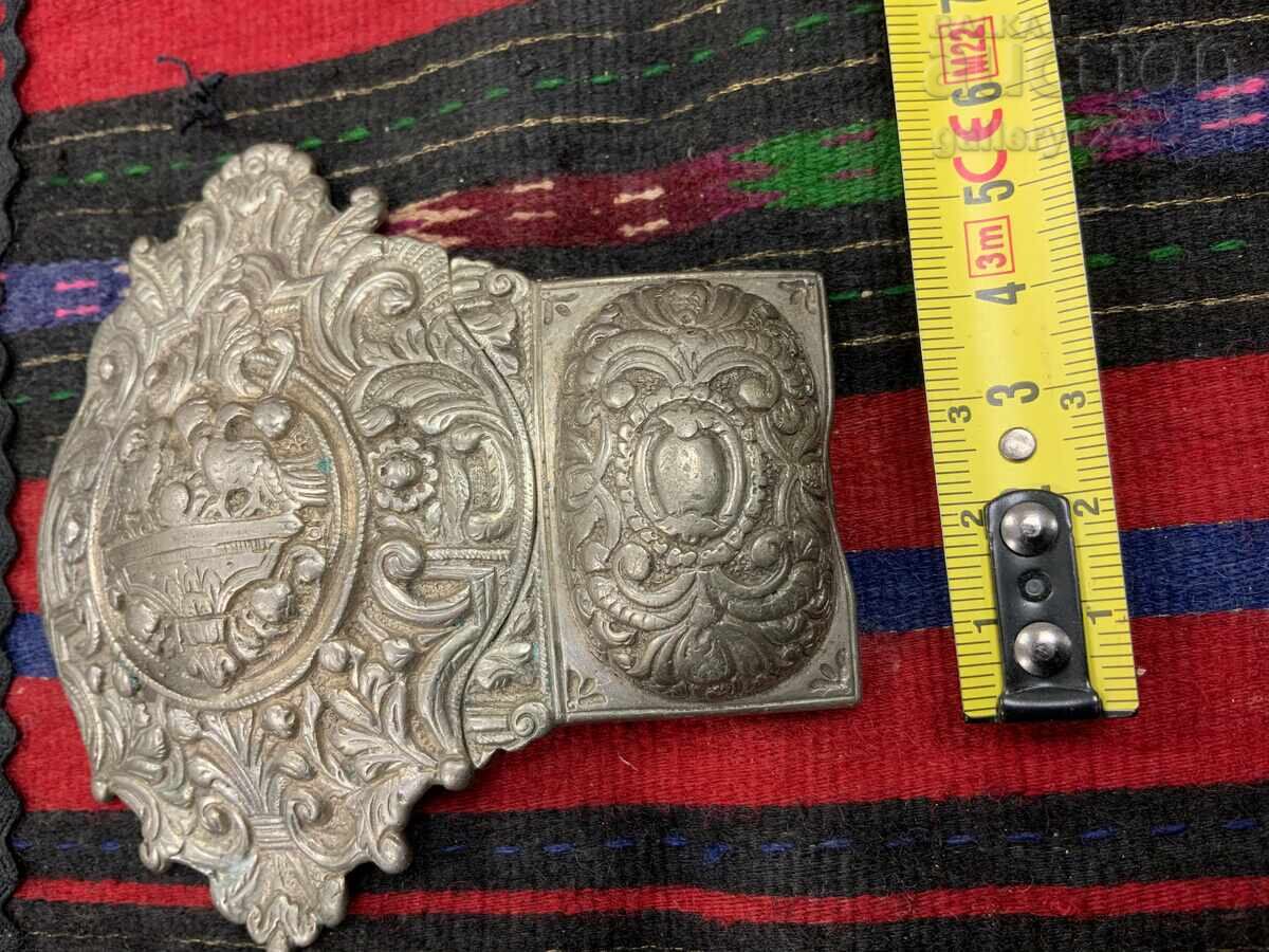 Δημοπρασία Αναγεννησιακή σοφιανή αγκράφα ζώνης ασημένια σκαλιστή Δημοπρασία Αναγεννησιακή σοφιανή αγκράφα ζώνης ασημένια σκαλιστή