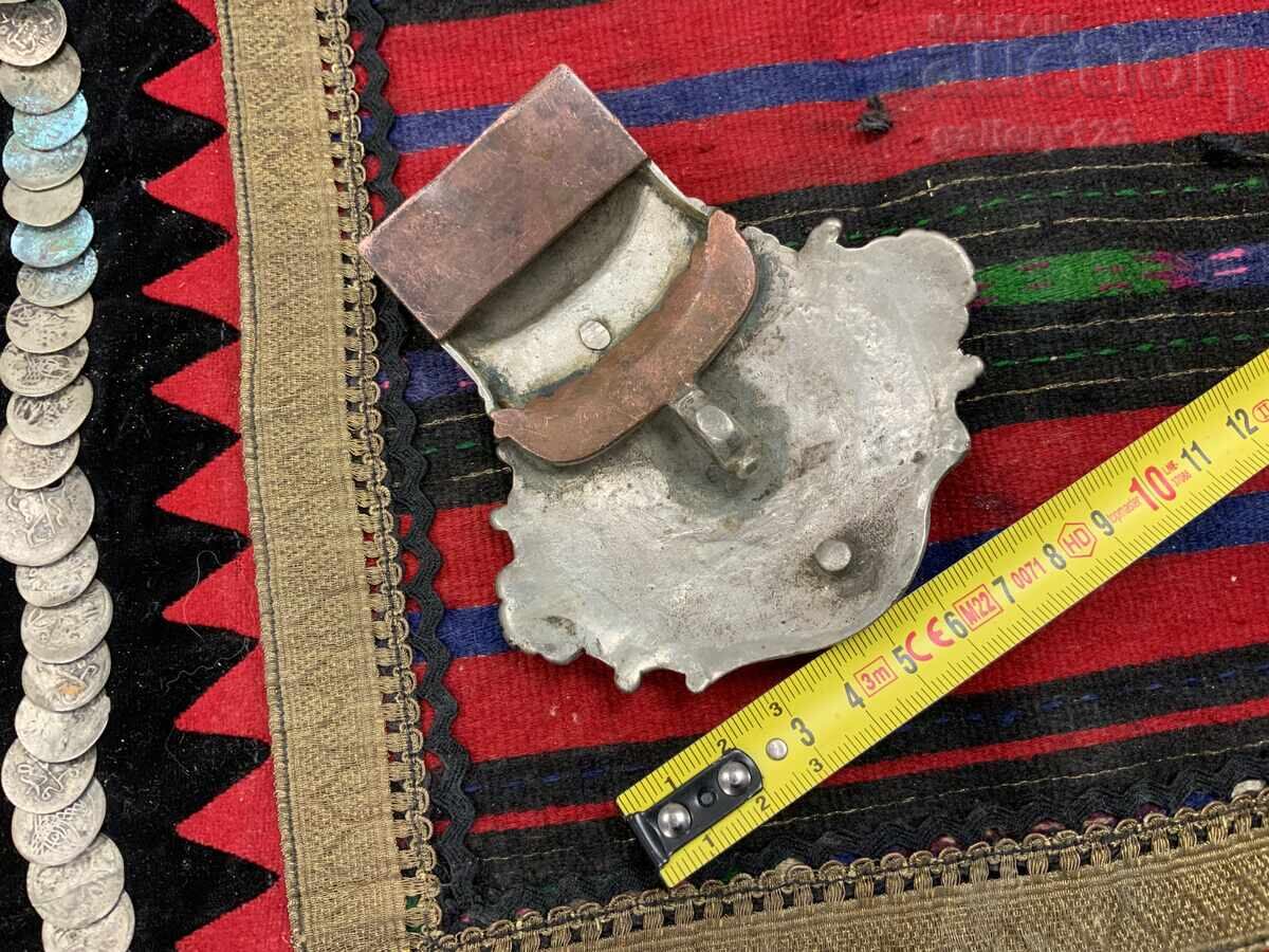 Αναγεννησιακή σοφιανή αγκράφα ζώνης ασημένια σκαλιστή - 5 Αναγεννησιακή σοφιανή αγκράφα ζώνης ασημένια σκαλιστή - 5