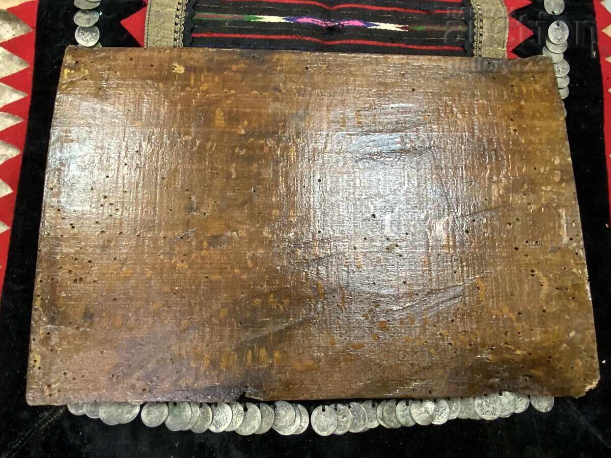 Auction  19th Century Revivalist Home Icon Tryavna Virgin Mary with Child