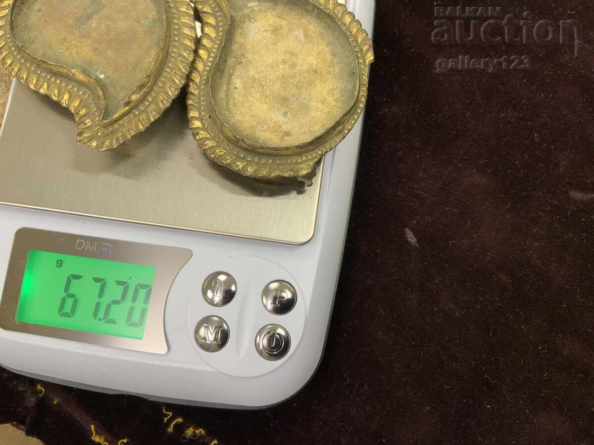 Paftale renascentiste pentru restaurare argint ștanțat aurit - 5 Paftale renascentiste pentru restaurare argint ștanțat aurit - 5