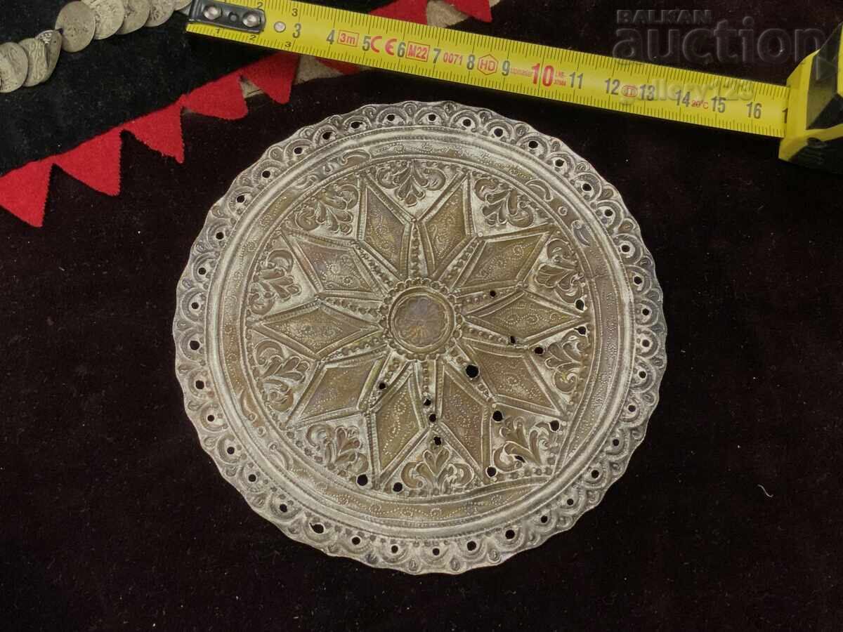 Аукцион Възрожденски тепелък сребро сечан кован почистен