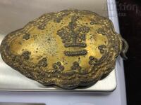 Paftă renascentistă, unică, argint, aurire, forjată