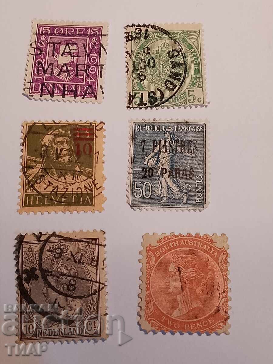 timbre poștale-0,01 cenți