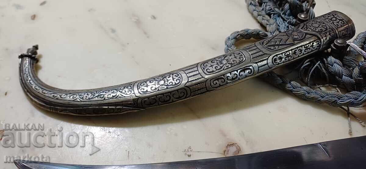 LARGE BLADE KNIFE KUMAYA KHANJAR KINZHAL - 7