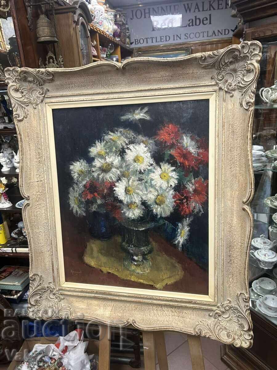 Παράδοση Νεκρή φύση με λευκά και κόκκινα λουλούδια Παράδοση Νεκρή φύση με λευκά και κόκκινα λουλούδια