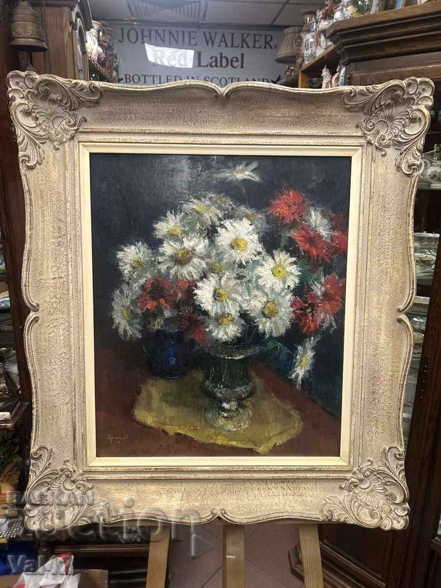 Νεκρή φύση με λευκά και κόκκινα λουλούδια Νεκρή φύση με λευκά και κόκκινα λουλούδια