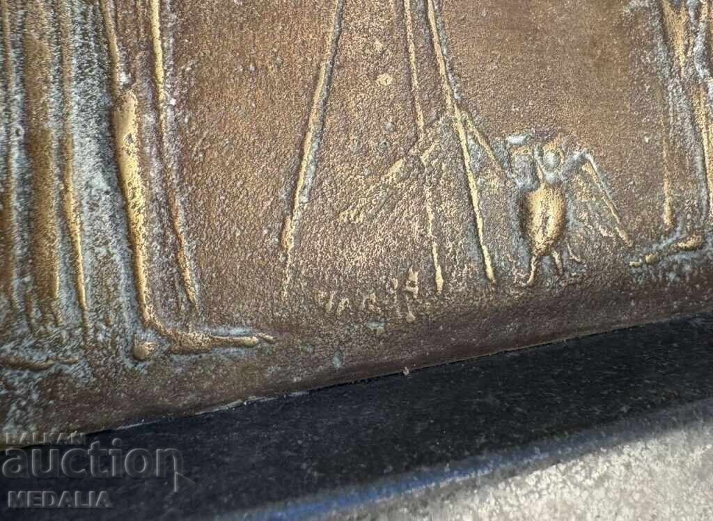 Δημοπρασία Γεώργι Τσαπκώφ - "Στο εργαστήριο του γλύπτη" - χαλκός - υπογεγραμμένο Δημοπρασία Γεώργι Τσαπκώφ - "Στο εργαστήριο του γλύπτη" - χαλκός - υπογεγραμμένο