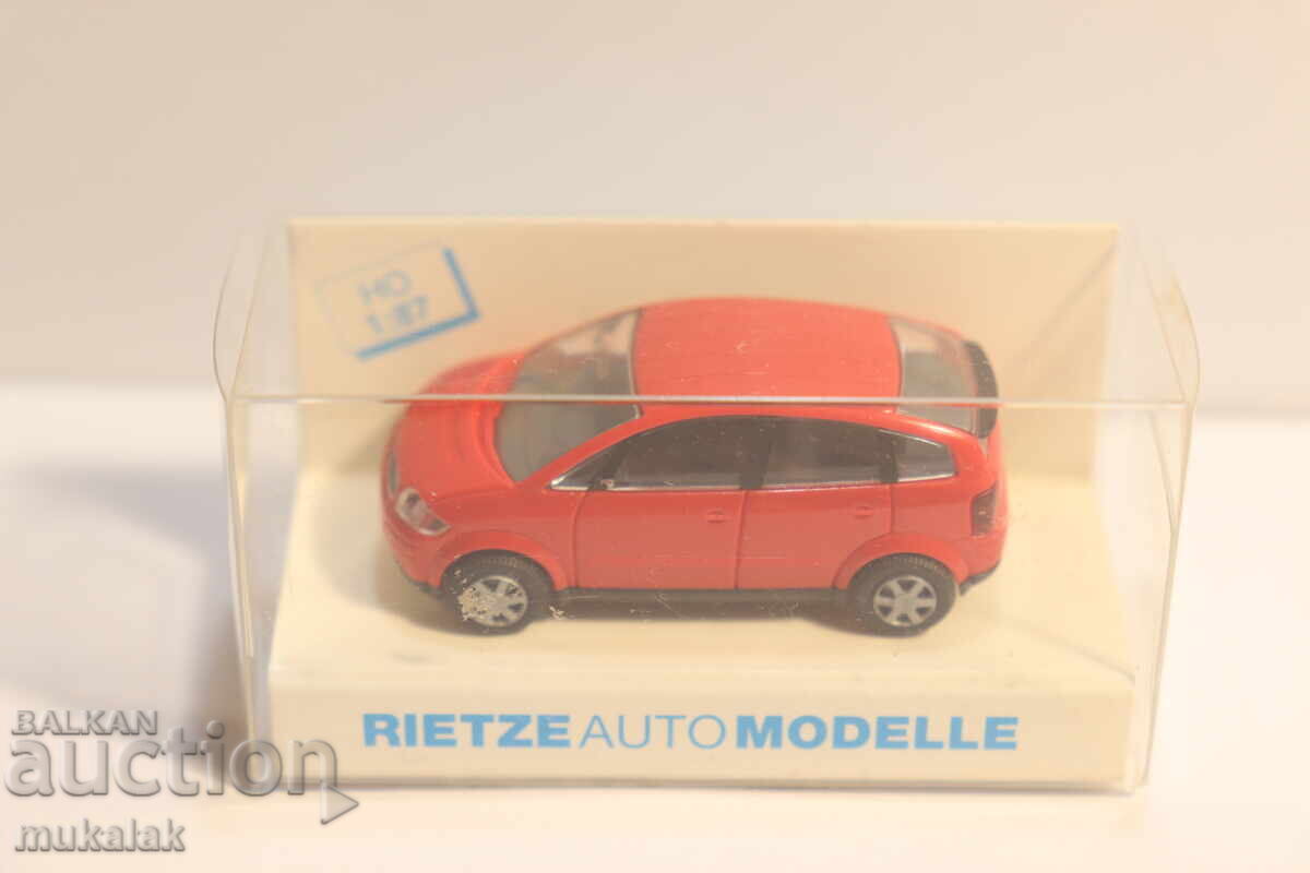 RIETZE 1/87 H0 AUDI A2 TOY CAR MODEL with price 15.00 BGN | € 7.67 RIETZE 1/87 H0 AUDI A2 TOY CAR MODEL with price 15.00 BGN | € 7.67