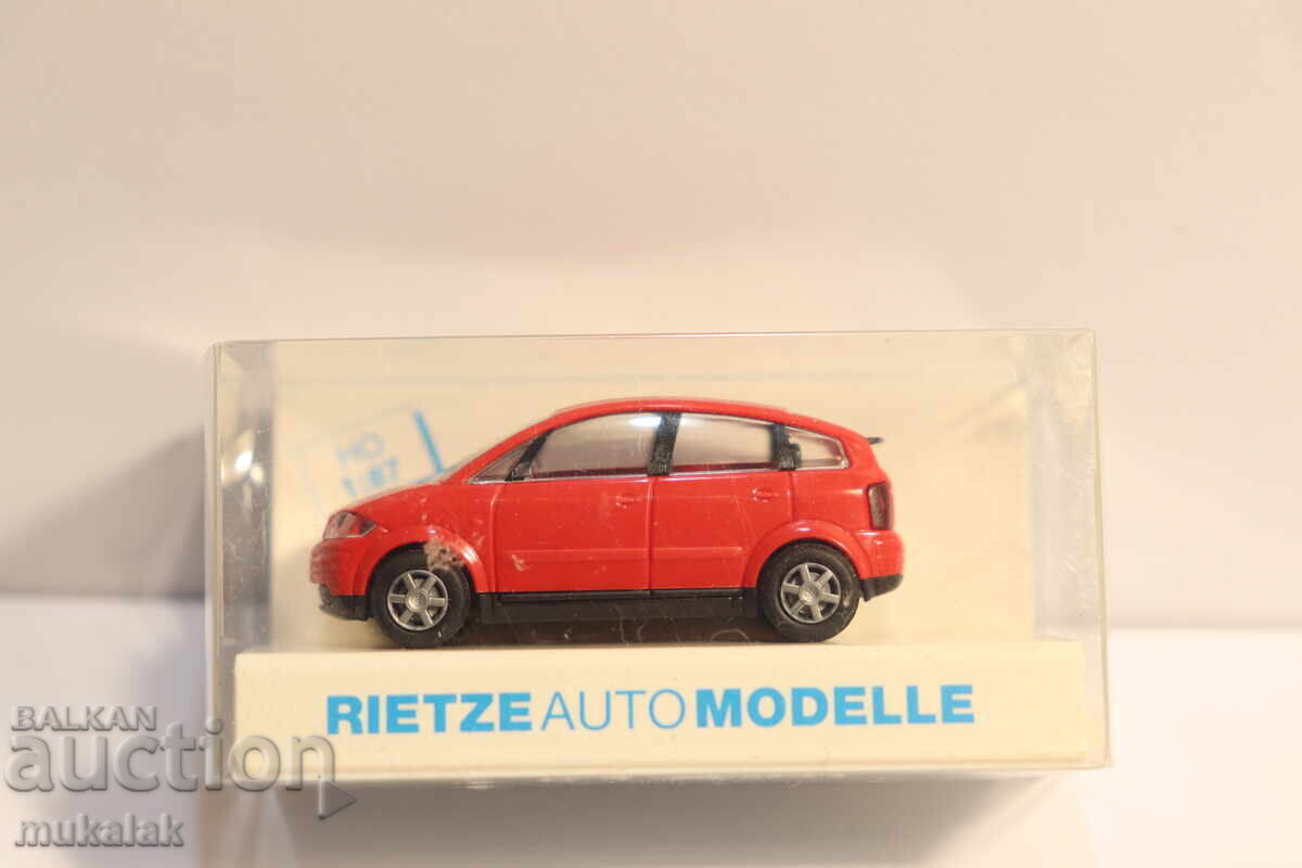 Auction RIETZE 1/87 H0 AUDI A2 TOY CAR MODEL Auction RIETZE 1/87 H0 AUDI A2 TOY CAR MODEL