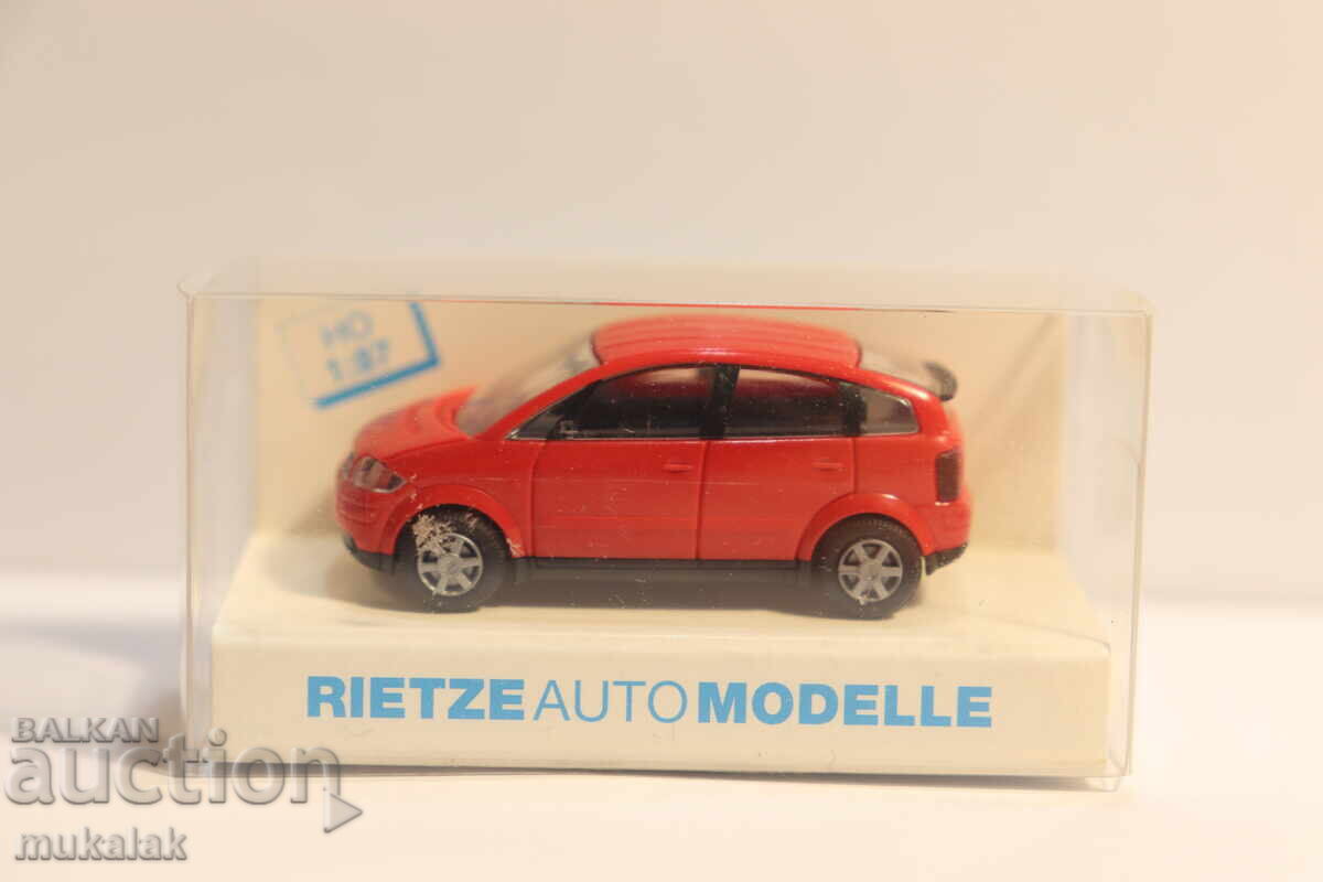 RIETZE 1/87 H0 AUDI A2 TOY CAR MODEL RIETZE 1/87 H0 AUDI A2 TOY CAR MODEL