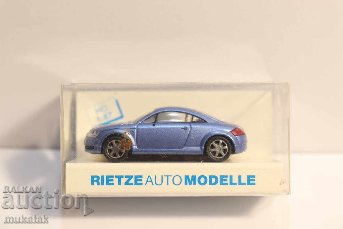 Auction  RIETZE 1/87 H0 AUDI TT TOY CAR MODEL