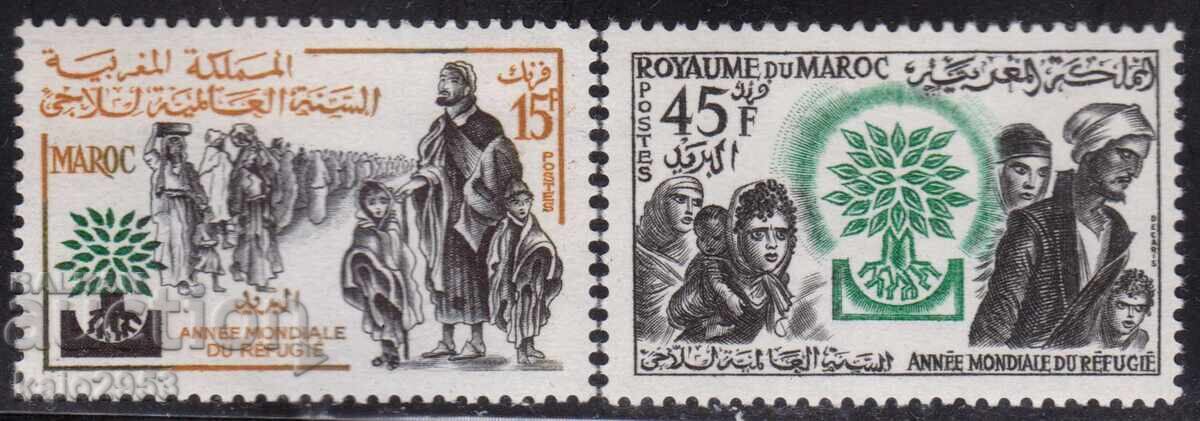Γαλλία/ Μαρόκο - 1960 - Έτος Προσφύγων - Σειρά, MNH