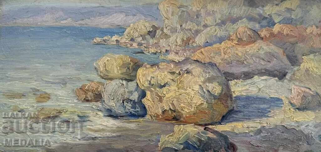 Ιβάν Ζαγκορούικο - "Κράι Βάρνα" - ελαιογραφίες - υπογεγραμμένο