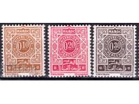 Franța/ Maroc - 1965 - Pentru suplimentare - Cifră - Nominaluri, MNH