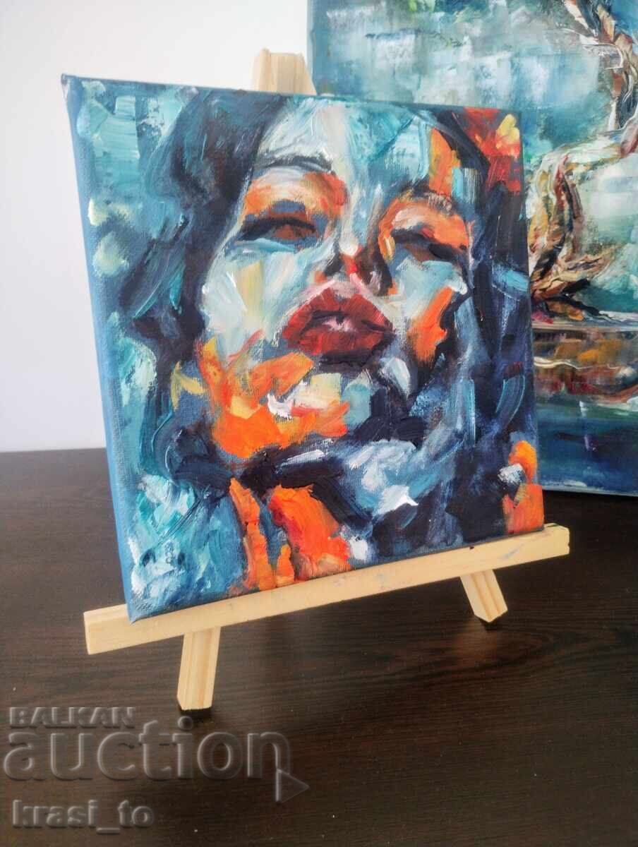 Φωτογραφία του συγγραφέα. Ελαιοχρωματισμοί σε καμβά. με τιμή 7.50 BGN | € 3.83 Φωτογραφία του συγγραφέα. Ελαιοχρωματισμοί σε καμβά. με τιμή 7.50 BGN | € 3.83