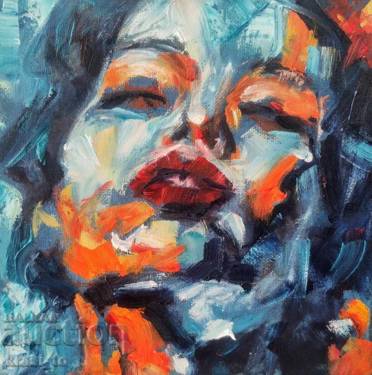 Φωτογραφία του συγγραφέα. Ελαιοχρωματισμοί σε καμβά. Φωτογραφία του συγγραφέα. Ελαιοχρωματισμοί σε καμβά.