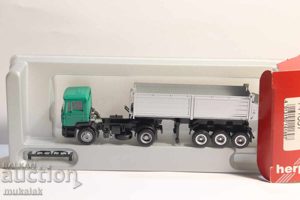 HERPA H0 1/87 MAN КАМИОН САМОСВАЛ ГОНДОЛ А МОДЕЛ - 5 HERPA H0 1/87 MAN КАМИОН САМОСВАЛ ГОНДОЛ А МОДЕЛ - 5
