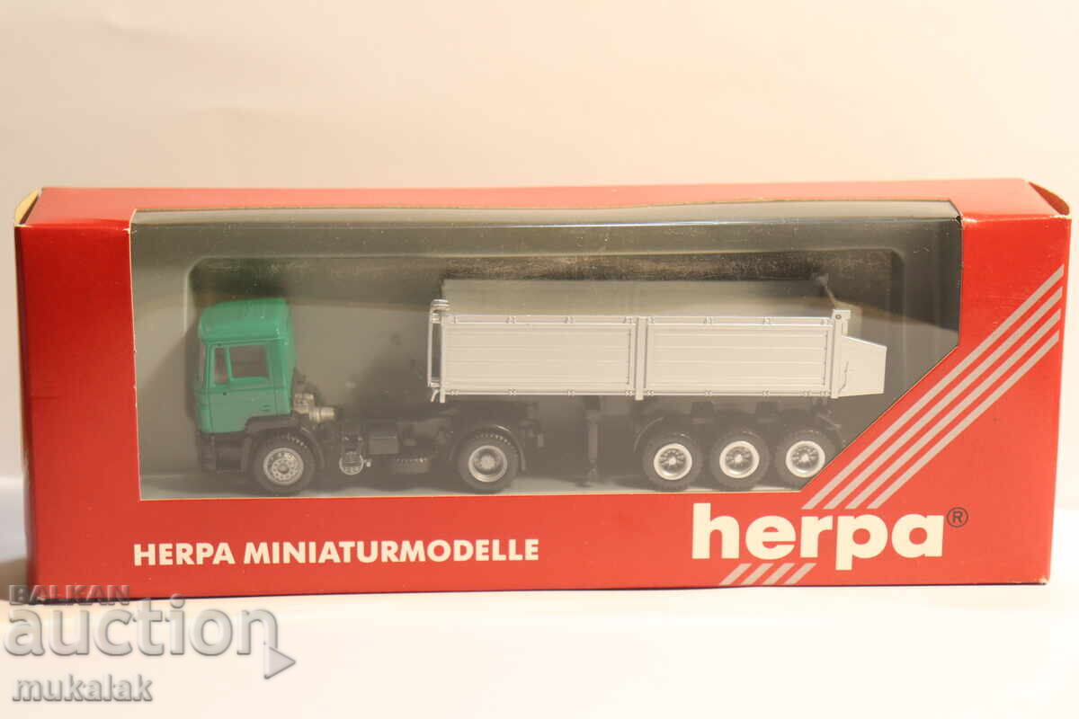 HERPA H0 1/87 MAN КАМИОН САМОСВАЛ ГОНДОЛ А МОДЕЛ HERPA H0 1/87 MAN КАМИОН САМОСВАЛ ГОНДОЛ А МОДЕЛ