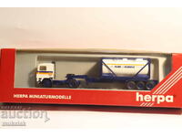 HERPA  H0 1/87  VOLVO ЦИСТЕРНА КОНТЕЙНЕР  КАМИОН    МОДЕЛ