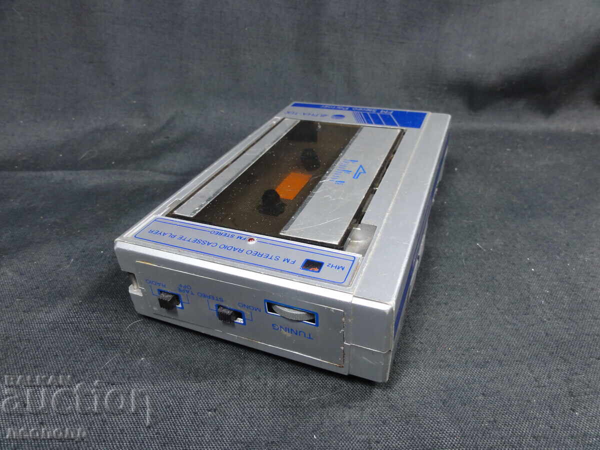 Auction BZC STAR RETRO TRANSISTOR RADIO CASSETTE PLAYER WALKMAN ALPHA-TEK Auction BZC STAR RETRO TRANSISTOR RADIO CASSETTE PLAYER WALKMAN ALPHA-TEK