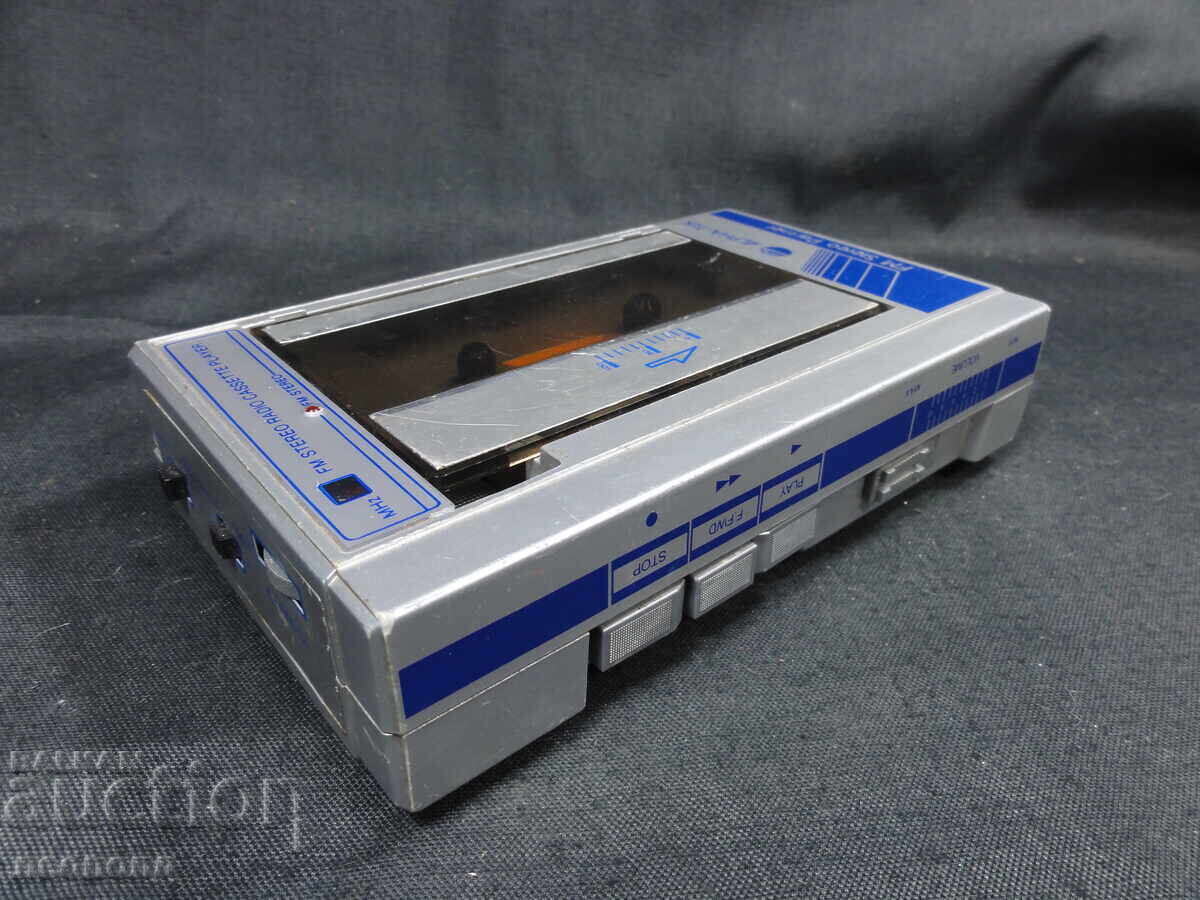 BZC STAR RETRO TRANSISTOR RADIO CASSETTE PLAYER WALKMAN ALPHA-TEK BZC STAR RETRO TRANSISTOR RADIO CASSETTE PLAYER WALKMAN ALPHA-TEK