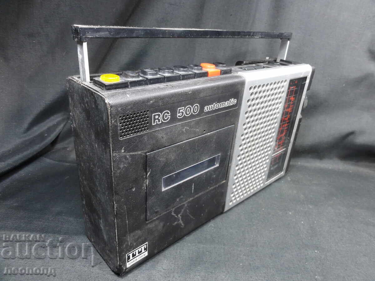 Auction BZC STAR RETRO TRANSISTOR RADIO CASSETTE RECORDER ITT RC 500 Auction BZC STAR RETRO TRANSISTOR RADIO CASSETTE RECORDER ITT RC 500