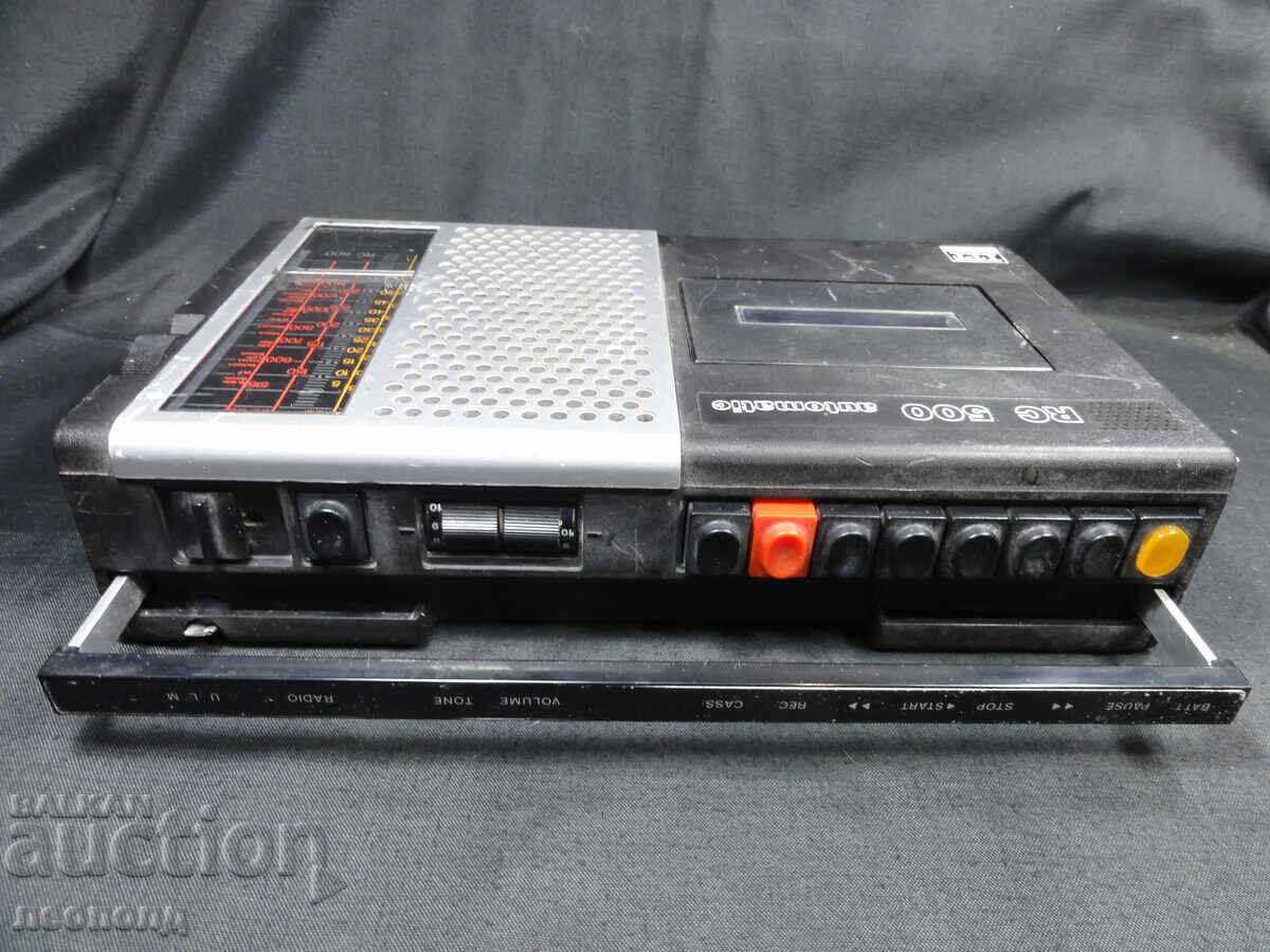 BZC STAR RETRO TRANSISTOR RADIO CASSETTE RECORDER ITT RC 500 - 5 BZC STAR RETRO TRANSISTOR RADIO CASSETTE RECORDER ITT RC 500 - 5