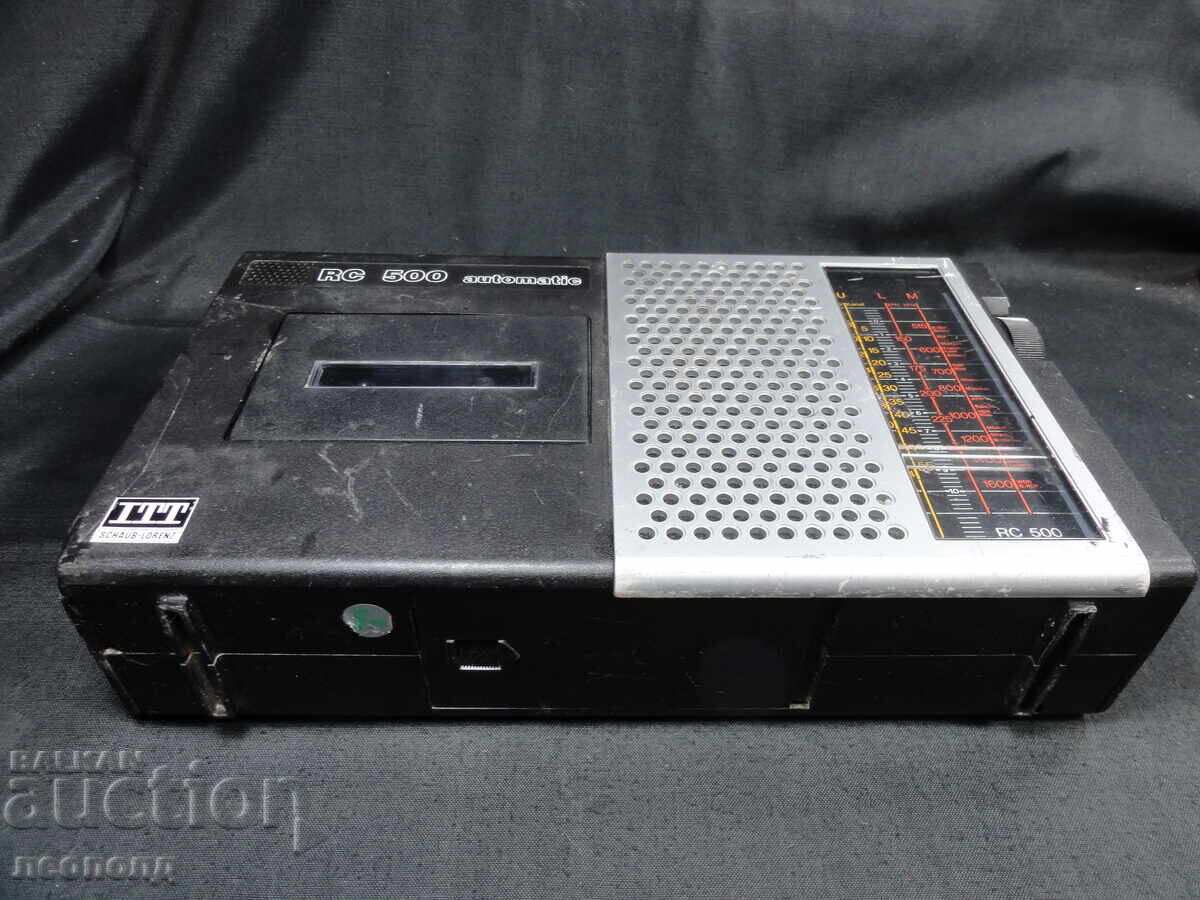 BZC STAR RETRO TRANSISTOR RADIO CASSETTE RECORDER ITT RC 500 - 6 BZC STAR RETRO TRANSISTOR RADIO CASSETTE RECORDER ITT RC 500 - 6