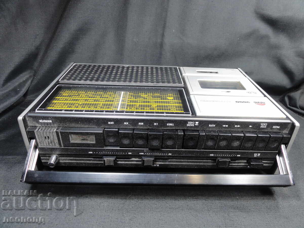BZC STAR RETRO TRANSISTOR RADIO CASSETTE RECORDER ATLAS 3000 - 6