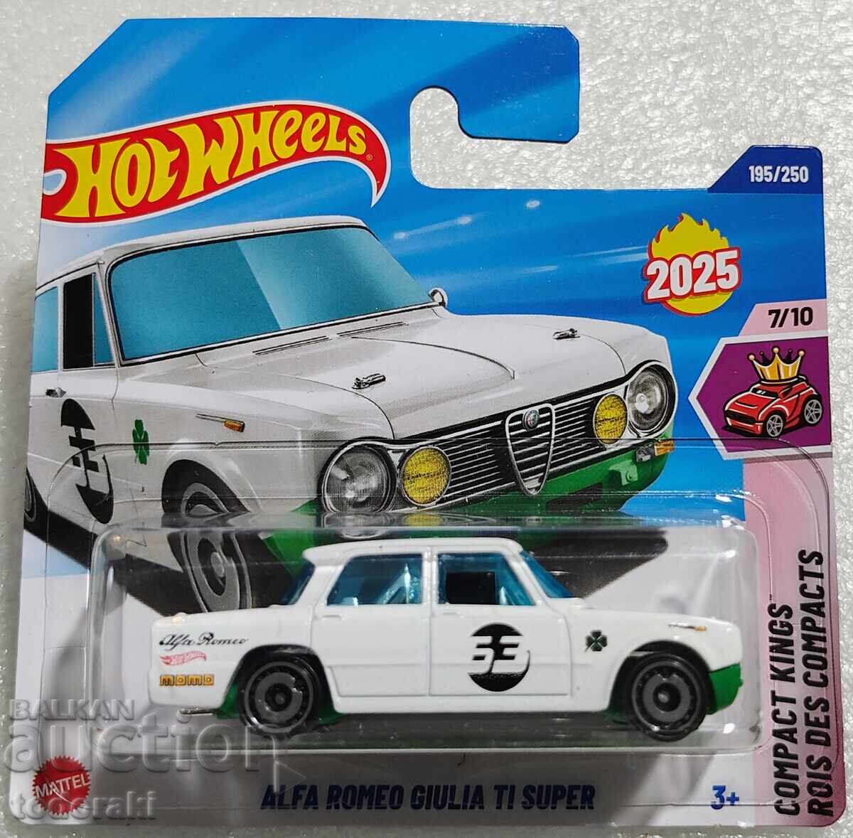 Hot Wheels Alfa Romeo Giulia TI Super