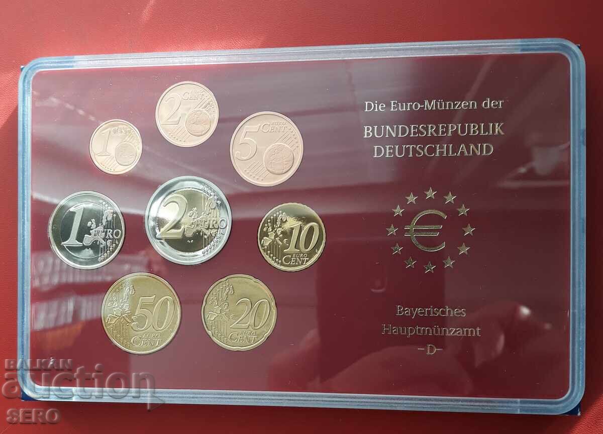 Germany - SET 2002 D-Munich from 8 Euro coins with price 16.01 BGN | € 8.19