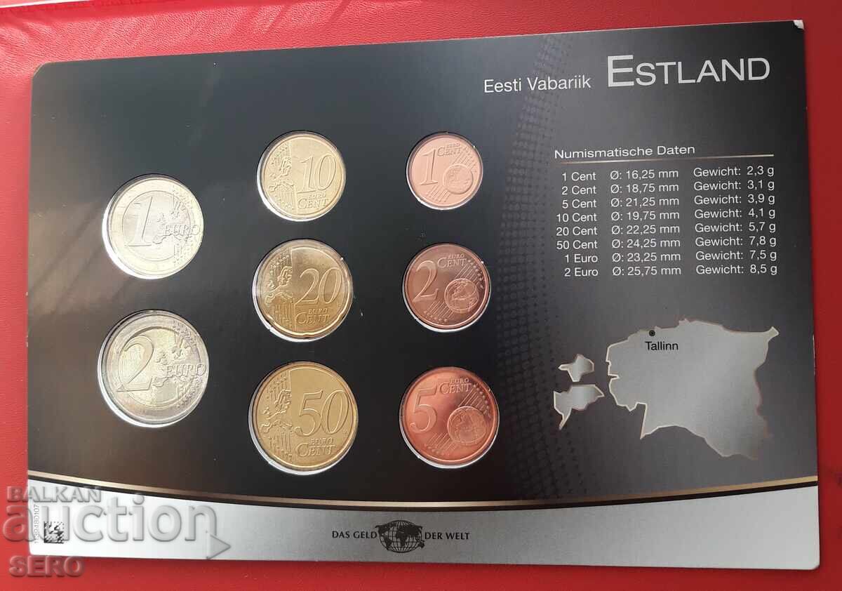 Естония-СЕТ 2011 от 8 евромонети с цена 15.00 лв. | € 7.67