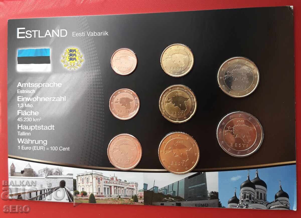Естония-СЕТ 2011 от 8 евромонети