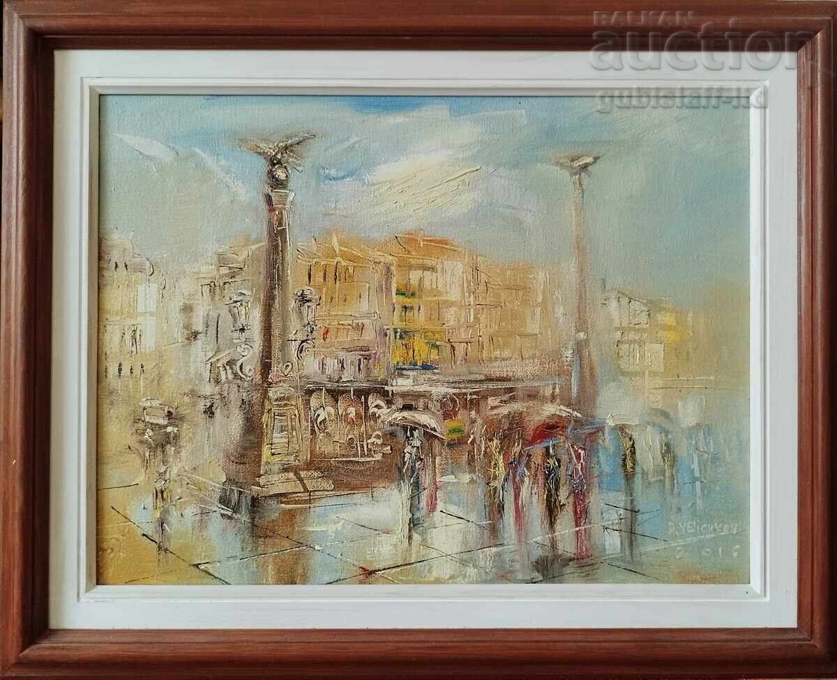 Painting "Sofia", artist Dimitar Velichkov, 2016 Painting "Sofia", artist Dimitar Velichkov, 2016