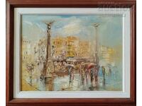 Painting "Sofia", artist Dimitar Velichkov, 2016