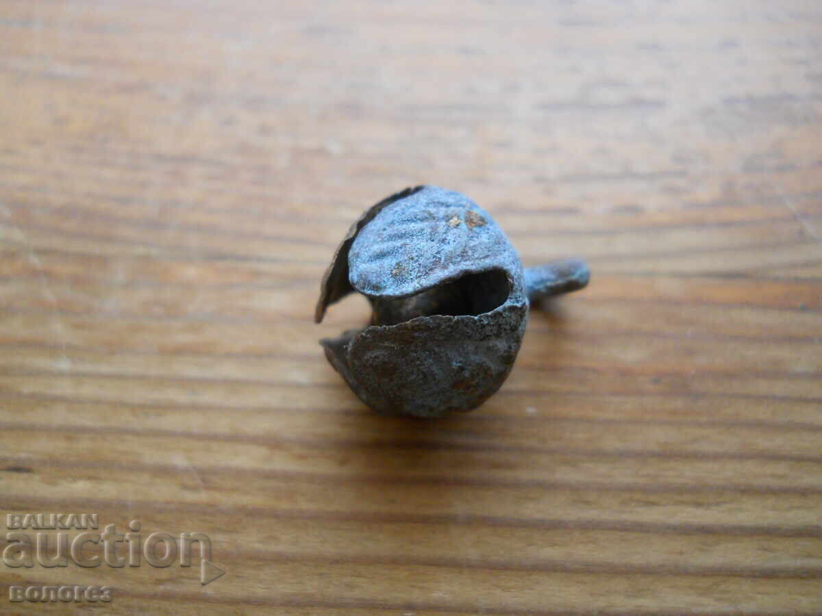 Бронзово звънче от конска сбруя тип лешник - ХІХ век