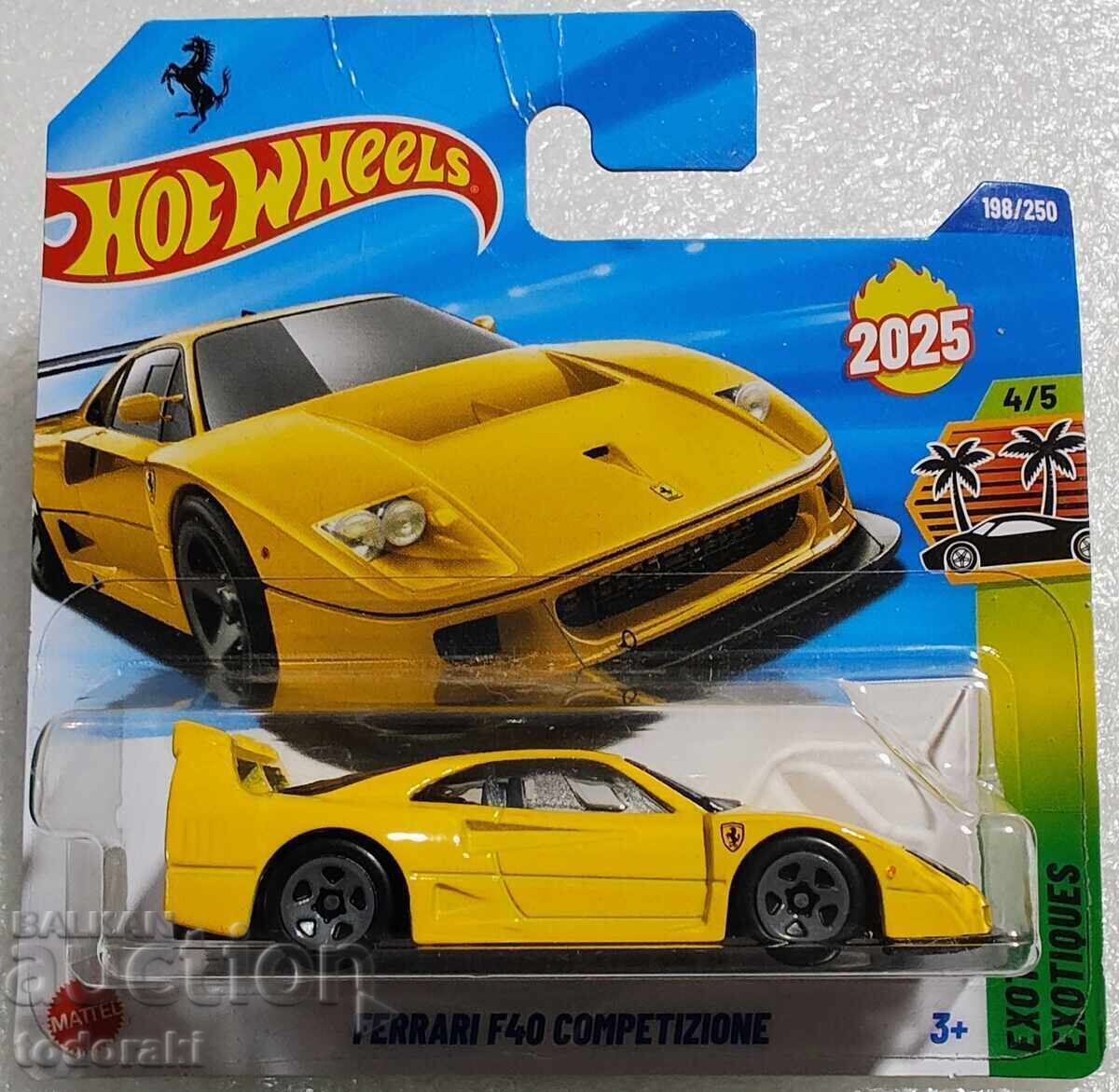 Hot Wheels Ferrari F40 Αυτοκινητάκι Hot Wheels 1:64 Ferrari