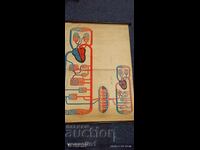 Panou didactic vechi de la Deutsches Hygiene-Museum circulație sanguină