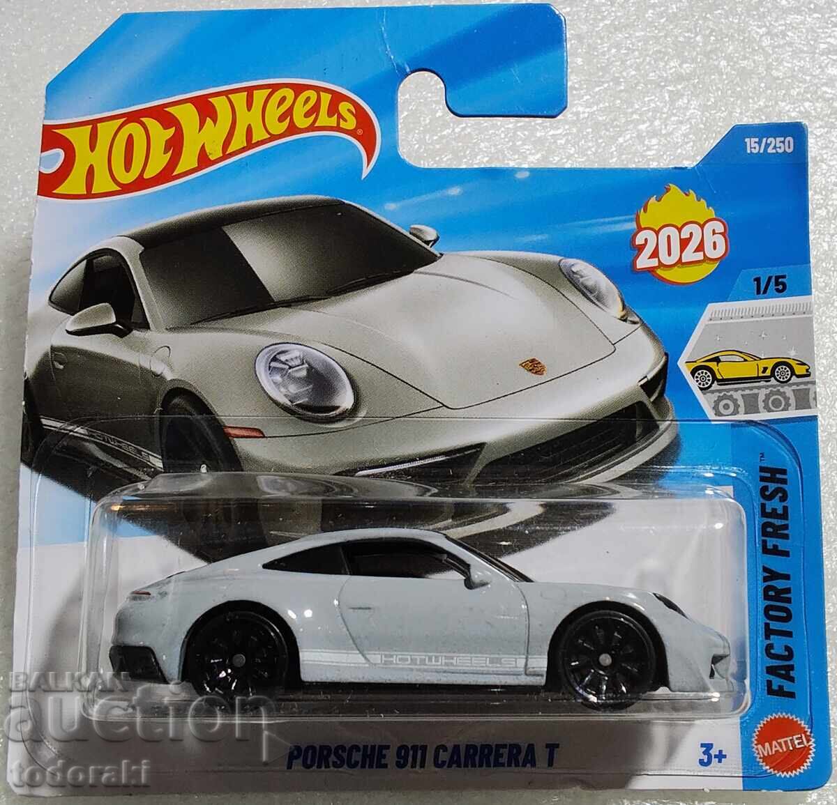 Hot Wheels Porsche 911 Carrera T Хот Уилс 1:64 Порше Количка Hot Wheels Porsche 911 Carrera T Хот Уилс 1:64 Порше Количка