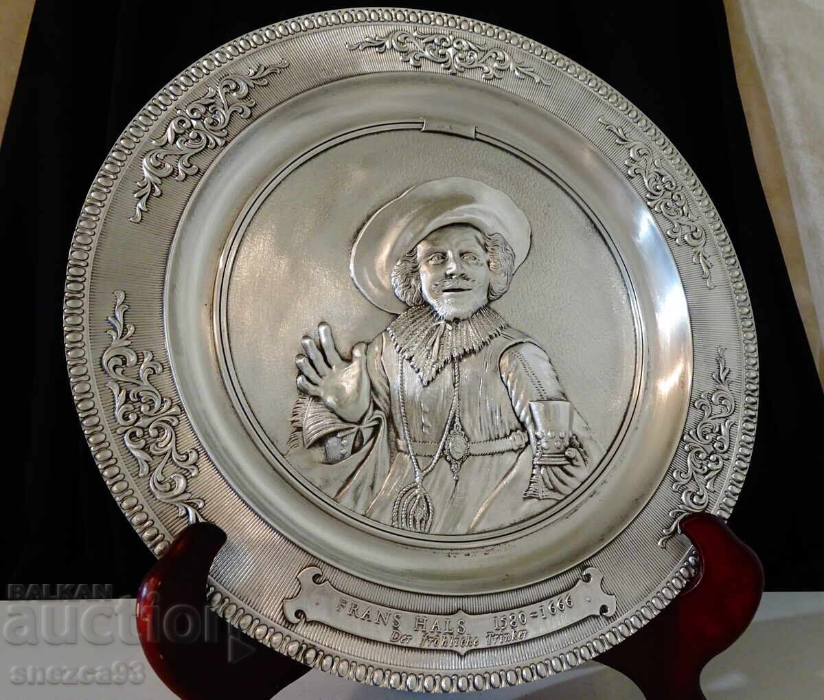 Kalaena plate The Merry Drinker, Frans Hals, WMF, Baroque with price 89.00 BGN | € 45.50