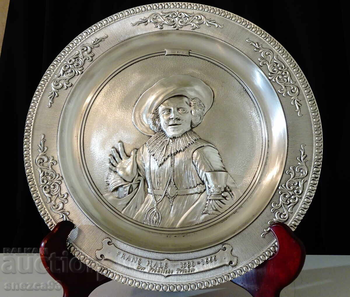 Kalaena plate The Merry Drinker, Frans Hals, WMF, Baroque