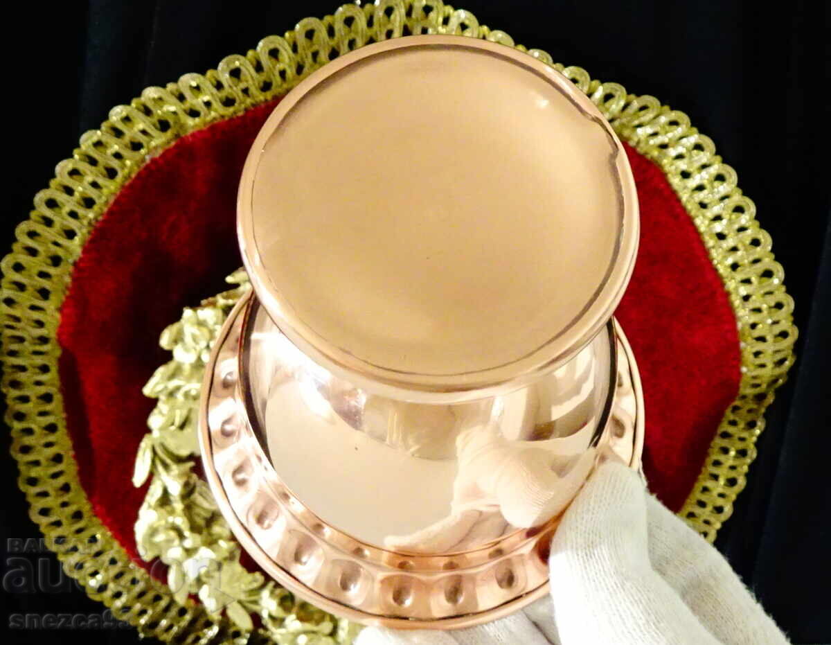 Delivery of Copper goblet, copper wine glass, pure red copper 300 ml