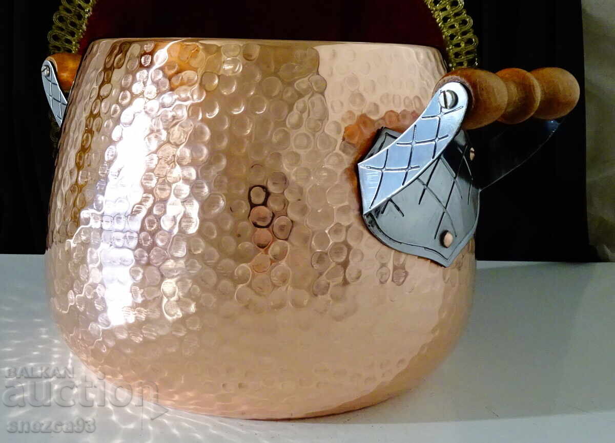 Copper pot 6 l, 1 kg, pure red honey - 7