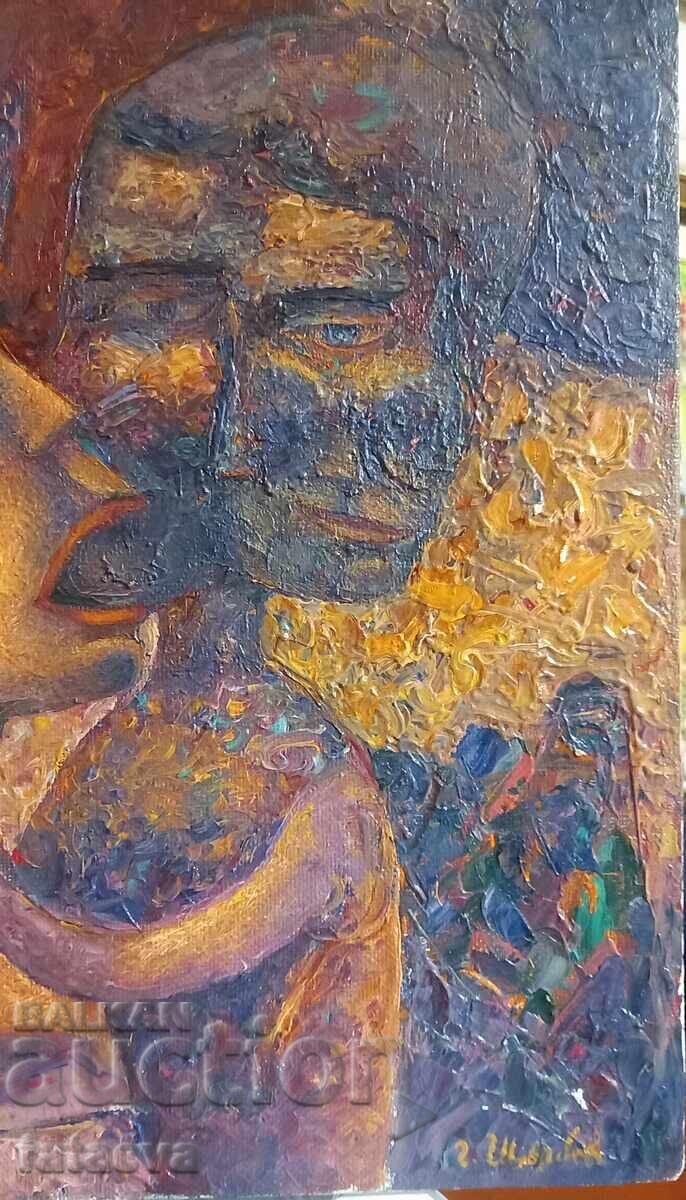 Auction  Georgi Shtarbev, oil painting EARLY WORK