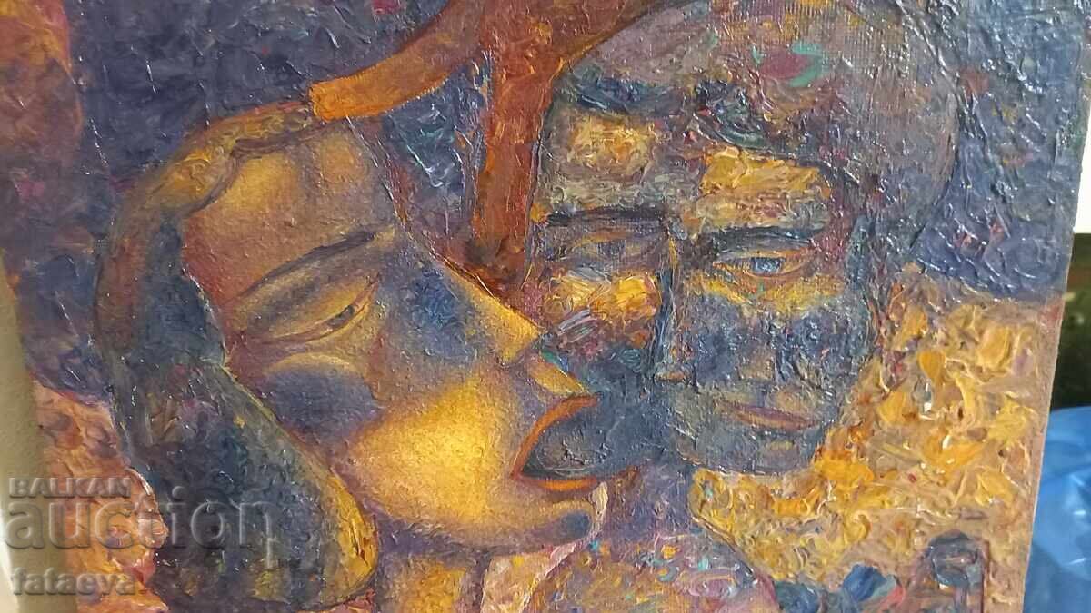 Delivery of Georgi Shtarbev, oil painting EARLY WORK