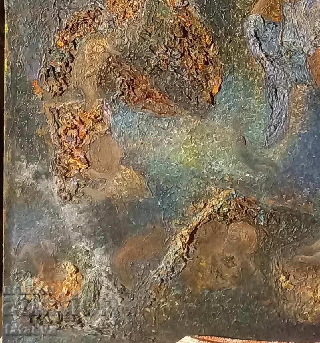 Delivery of Georgi Shtarbev, oil painting EARLY WORK