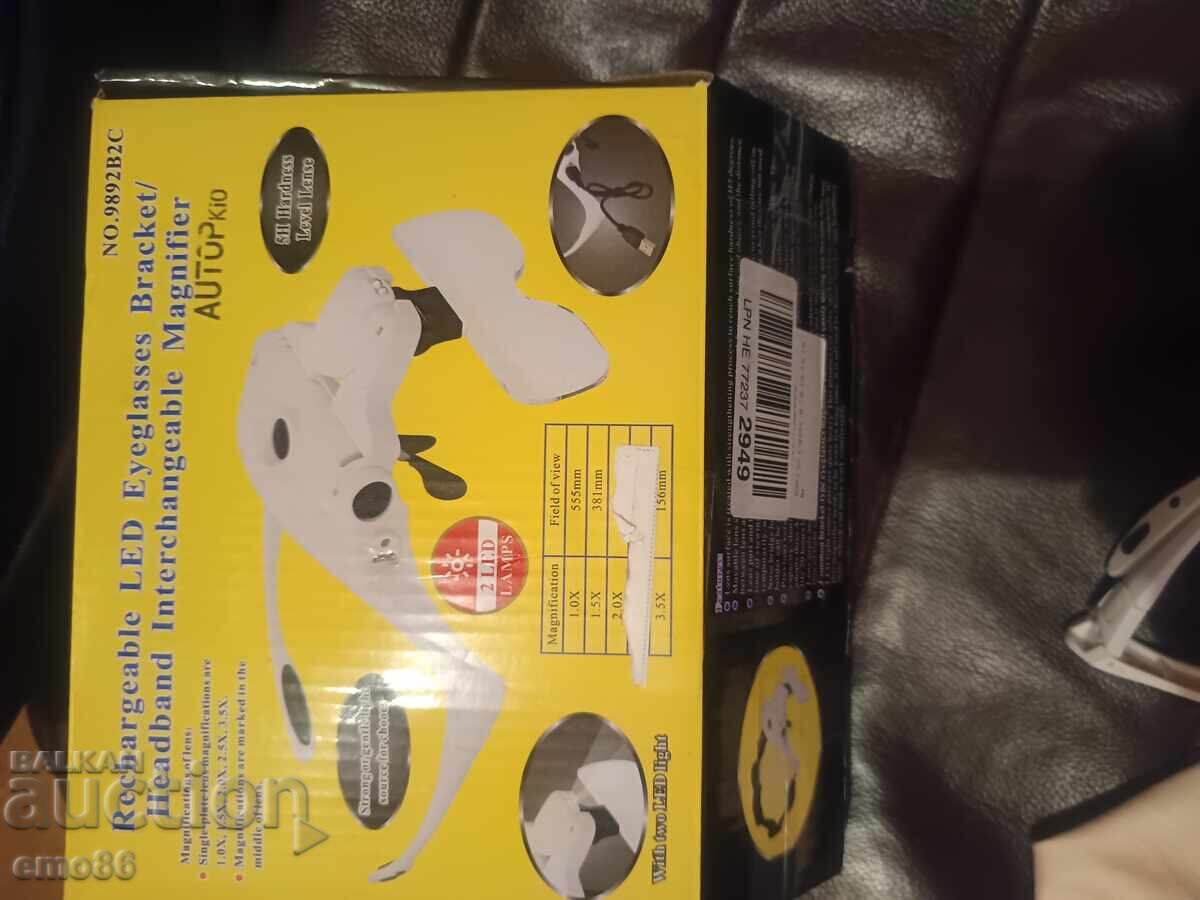 Delivery of Illuminated Glasses with Magnifying Lenses B.Z.C