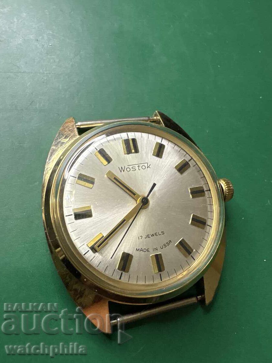 Wostok Soviet Gold-Plated Men's Watch. Excellent Condition with price 43.00 BGN | € 21.99 Wostok Soviet Gold-Plated Men's Watch. Excellent Condition with price 43.00 BGN | € 21.99