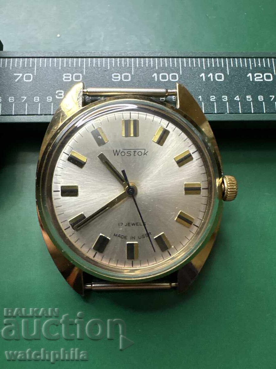 Wostok Soviet Gold-Plated Men's Watch. Excellent Condition Wostok Soviet Gold-Plated Men's Watch. Excellent Condition
